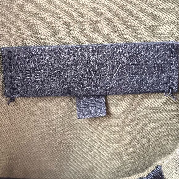 Rag & Bone olive color jacket, front applied pockets, snap closure, drawstring,S - Picture 3 of 16